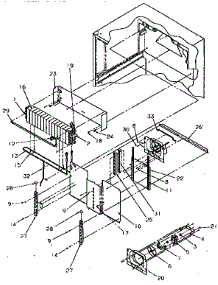 Evaporator Area parts for Amana Top-Mount Refrigerator TR21S4L-P1196103WW from AppliancePartsPros.com