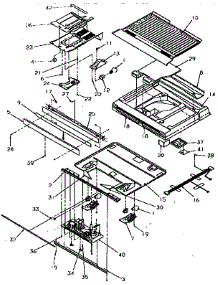 Divider Block parts for Amana Top-Mount Refrigerator TR21S4L-P1196103WW from AppliancePartsPros.com