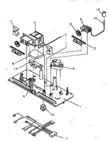 Control Panel parts for Amana Top-Mount Refrigerator TR21S4L-P1196103WW from AppliancePartsPros.com