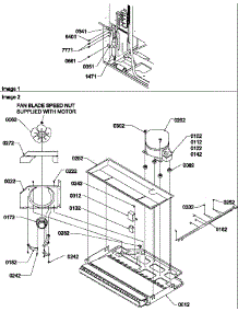 Machine Compartment parts for Amana Top-Mount Refrigerator TR21S4L-P1196106WL from AppliancePartsPros.com