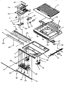 Divider Block parts for Amana Top-Mount Refrigerator TR21S4W-P1196102WW from AppliancePartsPros.com