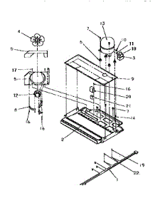 Compressor Compartment parts for Amana Top-Mount Refrigerator TR21S4W-P1196102WW from AppliancePartsPros.com