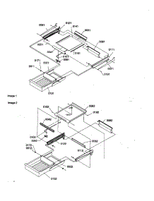 Meatkeeper Assembly parts for Amana Top-Mount Refrigerator TR21V2E-P1315904WE from AppliancePartsPros.com