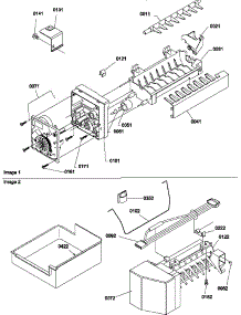 Ice Maker Assembly Parts parts for Amana Top-Mount Refrigerator TR21V2E-P1316001WE from AppliancePartsPros.com