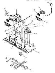Control Panel parts for Amana Top-Mount Refrigerator TR22S4L-P1196202WL from AppliancePartsPros.com