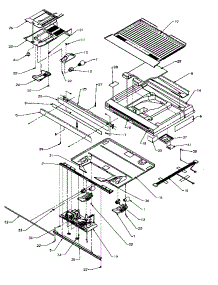 Divider Block parts for Amana Top-Mount Refrigerator TR25S5-P1196401WL from AppliancePartsPros.com