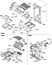 Interior Cabinet / Drain / Block And Control Assembly