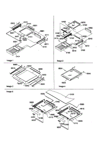Shelving Assembly parts for Amana Top-Mount Refrigerator TR25V2L-P1316102WL from AppliancePartsPros.com