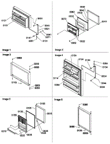 Door Assemblies And Handles parts for Amana Top-Mount Refrigerator TR25V2W-P1316101WW from AppliancePartsPros.com