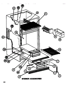 Interior Accessories parts for Amana Top-Mount Refrigerator TR518K-P7816002W from AppliancePartsPros.com