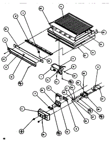 Divider & Controls parts for Amana Top-Mount Refrigerator TR518Q-P1135704W from AppliancePartsPros.com