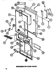 Refrigerator Door parts for Amana Top-Mount Refrigerator TR520G1-P7655603W from AppliancePartsPros.com