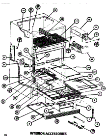Interior Accessories (Tc522m / P7816008w) parts for Amana Top-Mount Refrigerator TR520M1-P7816007W from AppliancePartsPros.com