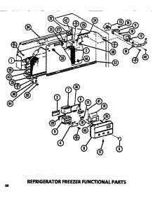 Functional (Ref / Frz) parts for Amana Top-Mount Refrigerator TR520M1-P7816007W from AppliancePartsPros.com