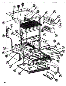 Interior Accessories (Tr520n1 / P1109802w) parts for Amana Top-Mount Refrigerator TR520N1-P1109802W from AppliancePartsPros.com