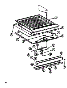 Functional (Ref / Frz) parts for Amana Top-Mount Refrigerator TR520N1-P1109802W from AppliancePartsPros.com