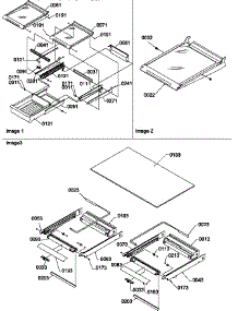 Shelving Assemblies parts for Amana Top-Mount Refrigerator TR522SL-P1182704WL from AppliancePartsPros.com