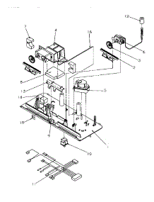 Control Assembly parts for Amana Top-Mount Refrigerator TR525SL-P1182801WL from AppliancePartsPros.com