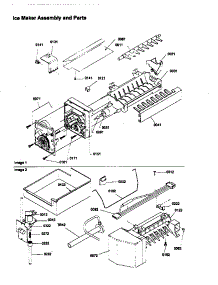 Ice Maker Assembly And Parts parts for Amana Top-Mount Refrigerator TR525SL-P1182803WL from AppliancePartsPros.com