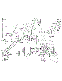 Main Frame parts for Troy-Bilt Gas Walk-Behind Mower TRAIL BLAZER P100000 AND UP from AppliancePartsPros.com