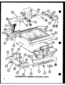 Refrigerator Freezer Functional Parts (Trg16j / P7739016w) parts for Amana Top-Mount Refrigerator TRG16J-P7739016W from AppliancePartsPros.com