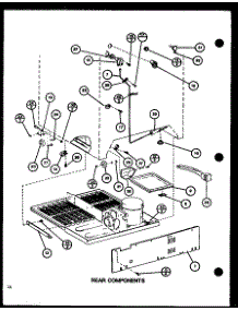 Rear Components (Trg16j / P7739016w) parts for Amana Top-Mount Refrigerator TRG16J-P7739016W from AppliancePartsPros.com