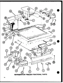 Refrigerator Freezer Functional Parts (Trg18j / P7739017w) parts for Amana Top-Mount Refrigerator TRG16J-P7739016W from AppliancePartsPros.com
