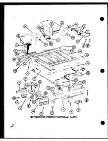 Refrigerator Freezer Functional Parts (Trg18j / P7739033w) (Trgi18j / P7791103w) (Trgi18j / P7791104w) parts for Amana Top-Mount Refrigerator TRG16J-P7739032W from AppliancePartsPros.com