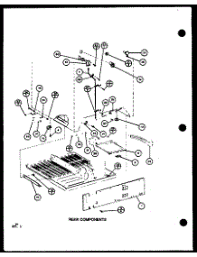 Rear Components (Trg18j / P7739033w) (Trgi18j / P7791103w) (Trgi18j / P7791104w) parts for Amana Top-Mount Refrigerator TRG16J-P7739032W from AppliancePartsPros.com