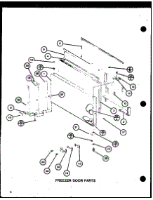 Freezer Door Parts (Trg16j / P7739016w) parts for Amana Top-Mount Refrigerator TRG18J-P7739017W from AppliancePartsPros.com