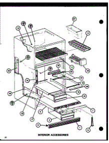 Interior Accessories (Trg16j / P7739016w) parts for Amana Top-Mount Refrigerator TRG18J-P7739017W from AppliancePartsPros.com