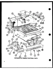 Refrigerator Freezer Functional Parts (Trg16j / P7739032w) parts for Amana Top-Mount Refrigerator TRG18J-P7739033W from AppliancePartsPros.com