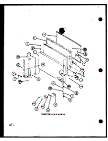Freezer Door Parts (Trgi22j / P7791107w) parts for Amana Top-Mount Refrigerator TRG18J-P7739033W from AppliancePartsPros.com