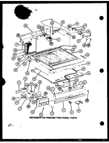 Refrigerator Freezer Functional Parts (Trgi22j / P7791107w) parts for Amana Top-Mount Refrigerator TRG18J-P7739033W from AppliancePartsPros.com