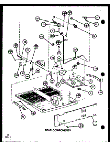 Rear Components (Tr16k / P7791122w) (Tr16k / P7791123w) (Tri16k / P7791124w) (Tri16k / P7791125w) (Tri16k / P7803237w) (Tri16k / P7803238w) parts for Amana Top-Mount Refrigerator TRG18K-P7791151W from AppliancePartsPros.com