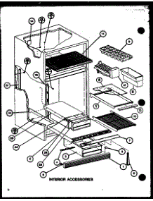 Interior Accessories (Tr18m / P7859225w) (Tr18m / P7859226w) (Trg18m / P7859228w) (Trg18m / P7859229w) parts for Amana Top-Mount Refrigerator TRG18M-P7859228W from AppliancePartsPros.com