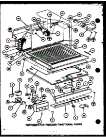 Refrigerator Freezer Functional Parts (Tr18m / P7859225w) (Tr18m / P7859226w) (Trg18m / P7859228w) (Trg18m / P7859229w) parts for Amana Top-Mount Refrigerator TRG18M-P7859228W from AppliancePartsPros.com