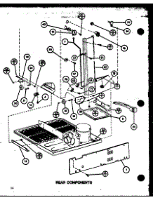 Rear Components (Tr18m / P7859225w) (Tr18m / P7859226w) (Trg18m / P7859228w) (Trg18m / P7859229w) parts for Amana Top-Mount Refrigerator TRG18M-P7859229W from AppliancePartsPros.com