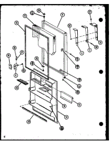 (Tr18n / P1106107w) (Tr18n / P1106108w) (Trg18n / P1106109w) (Trg18n / P1106110w) parts for Amana Top-Mount Refrigerator TRG18N-P1106109W from AppliancePartsPros.com