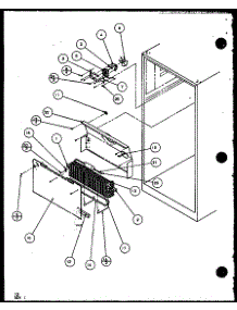 Shroud, Evaporator Fan (Tr18qbw / P1111303ww) (Tr18qbg / P1111303wg) (Tr18qbl / P1111303wl) (Tr18qbw / P111304ww) (Tr18qbl / P1111304wl) (Tr18qbg / P1111304wg) (Tr18qb2w / P1111308ww) (Tr18qb2l / P1111308wl) (Trg18qbw / P1111310ww) (Trg18qbg / P1111310wg) (Trg18qbl / P1111310w parts for Amana Top-Mount Refrigerator TRG18QBW-P1111310WW from AppliancePartsPros.com