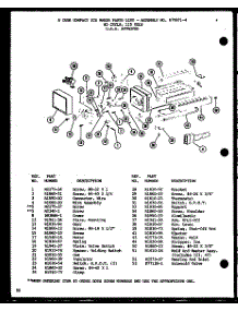 8Cube Compact Ice Maker (Ic-3H / P76213-5W) parts for Amana Top-Mount Refrigerator TRG18SPH-P7711028W from AppliancePartsPros.com