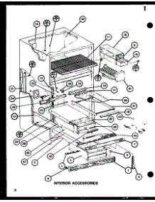 Interior Accessories (Tc22h / P7711034w) (Tc22h / P7711035w) parts for Amana Top-Mount Refrigerator TRG18SPH-P7711029W from AppliancePartsPros.com