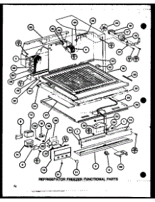Refrigerator Freezer Functional Parts (Trg20j / P7739018w) parts for Amana Top-Mount Refrigerator TRG20J-P7739018W from AppliancePartsPros.com