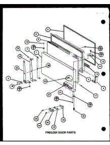 Freezer Door Parts (Trg20m / P7859231w) (Trg20m / P7859232w) parts for Amana Top-Mount Refrigerator TRG20M-P7859232W from AppliancePartsPros.com