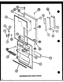 Refrigerator Door Parts (Trg20m / P7859231w) (Trg20m / P7859232w) parts for Amana Top-Mount Refrigerator TRG20M-P7859232W from AppliancePartsPros.com