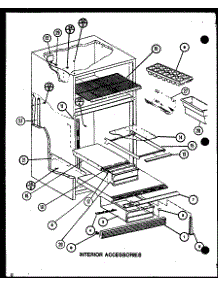 Interior Accessories (Trg20m / P7859231w) (Trg20m / P7859232w) parts for Amana Top-Mount Refrigerator TRG20M-P7859232W from AppliancePartsPros.com