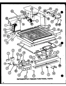 Refrigerator Freezer Functional Parts (Trg20m / P7859231w) (Trg20m / P7859232w) parts for Amana Top-Mount Refrigerator TRG20M-P7859232W from AppliancePartsPros.com