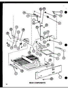 Rear Components (Trg18sph / P7711028w) (Trg18sph / P7711029w) (Tm18h / P7711032w) (Tr18h / P7711033w) parts for Amana Top-Mount Refrigerator TRG20SPH-P7711039W from AppliancePartsPros.com