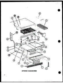 Interior Accessories (Trg16j / P7739032w) parts for Amana Top-Mount Refrigerator TRGI18J-P7791104W from AppliancePartsPros.com