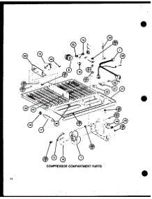 Compressor Compartment Parts (Trg16j / P7739032w) parts for Amana Top-Mount Refrigerator TRGI18J-P7791104W from AppliancePartsPros.com